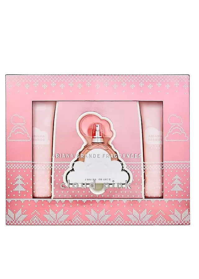 Ariana Grande Cloud Pink EDP 100ml + Body Lotion 100ml + Shower Gel 100ml Set Estuche