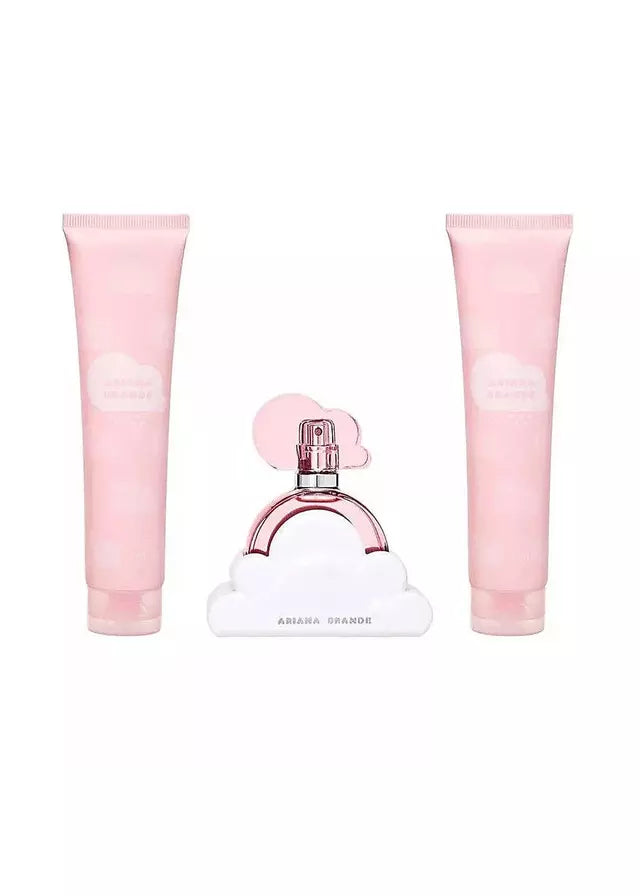 Ariana Grande Cloud Pink EDP 100ml + Body Lotion 100ml + Shower Gel 100ml Set Estuche