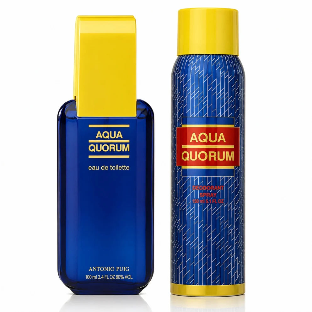 Antonio Puig Aqua Quorum EDT 100ml + Deodorant 150ml Set