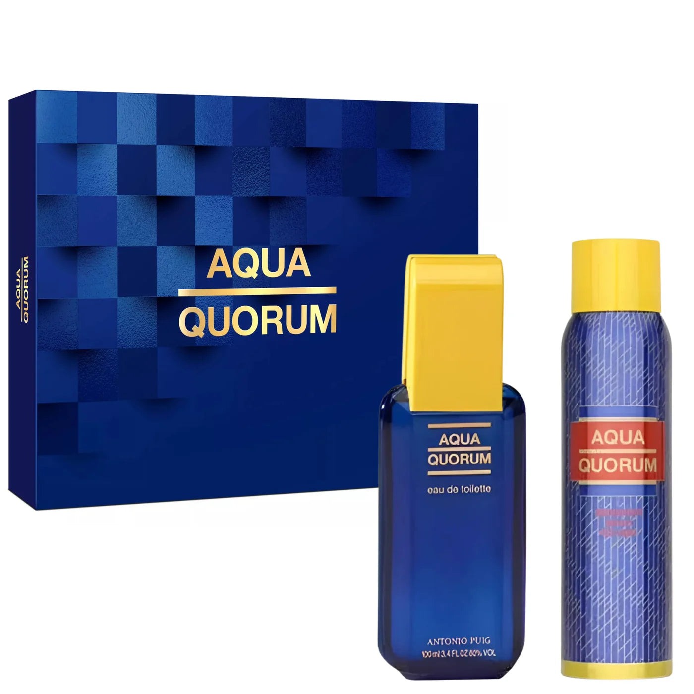 Antonio Puig Aqua Quorum EDT 100ml + Deodorant 150ml Set