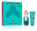Benetton Sisterland Green Jasmine EDT 80ml + 75ml Body Lotion Set