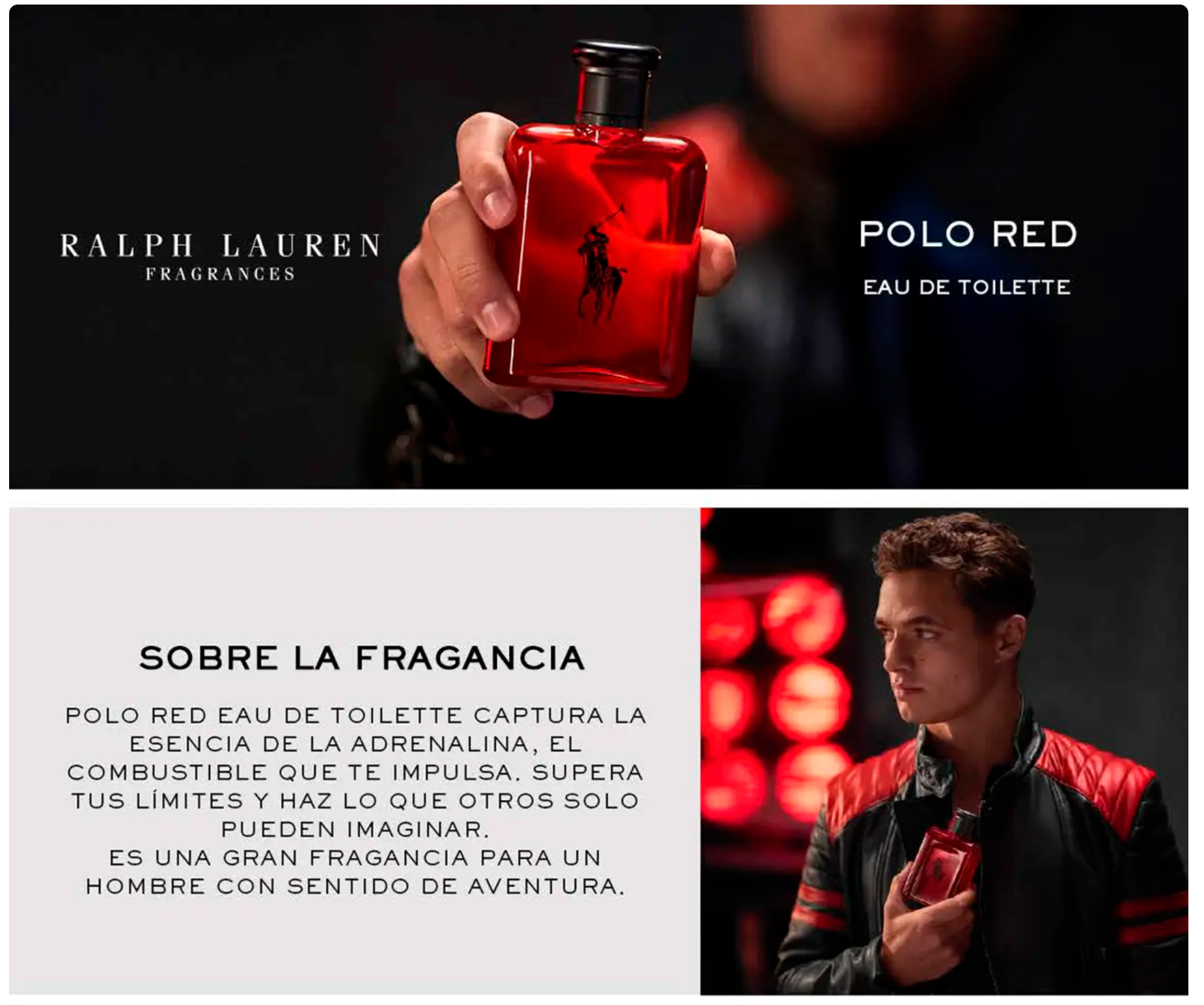 Perfume Ralph Lauren Polo Red Men Edt 40ml