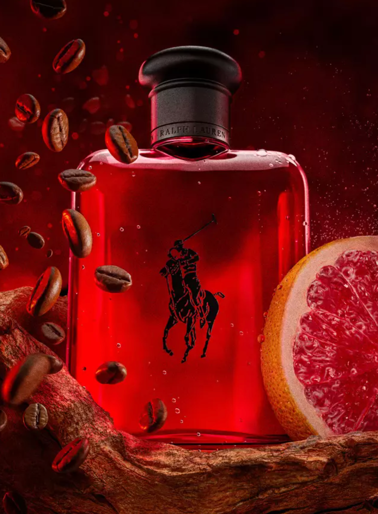 Set Perfume Ralph Lauren Polo Red Men Edt 125ml + 40ml + Deo 75ml