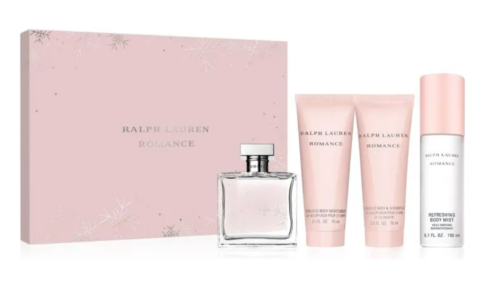 Set Perfume Ralph Lauren Romance Woman Edp 100ml + Bl + Shower gel + Body Mist 150ml