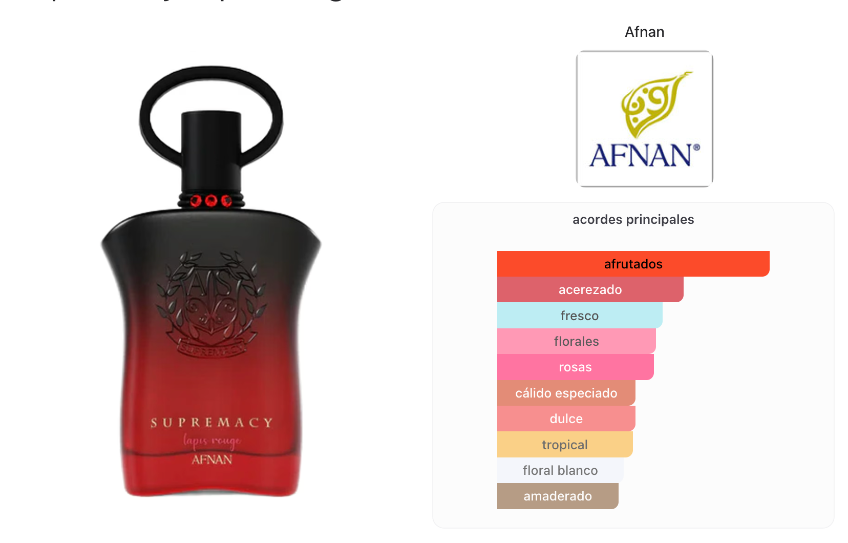 Afnan Supremacy Tapis Rouge Woman Edp 90ml