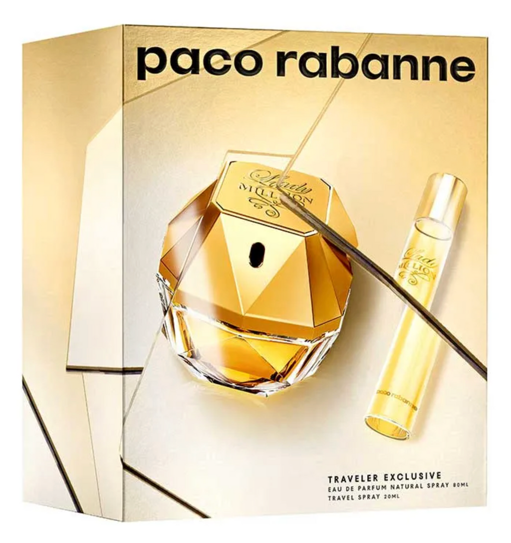 Paco Rabanne Lady Million 80ml + 20ml Set Travel