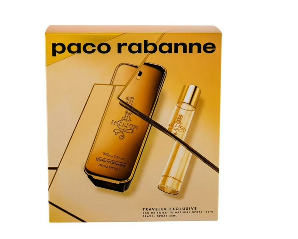 Paco Rabanne One Million Men Edt 100ml + 20ml Set Travel