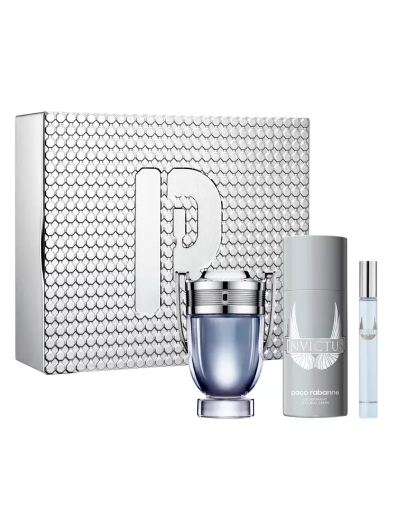 Paco Rabanne Invictus Men Edt 100ml + 10ml + Deodorant 150ml