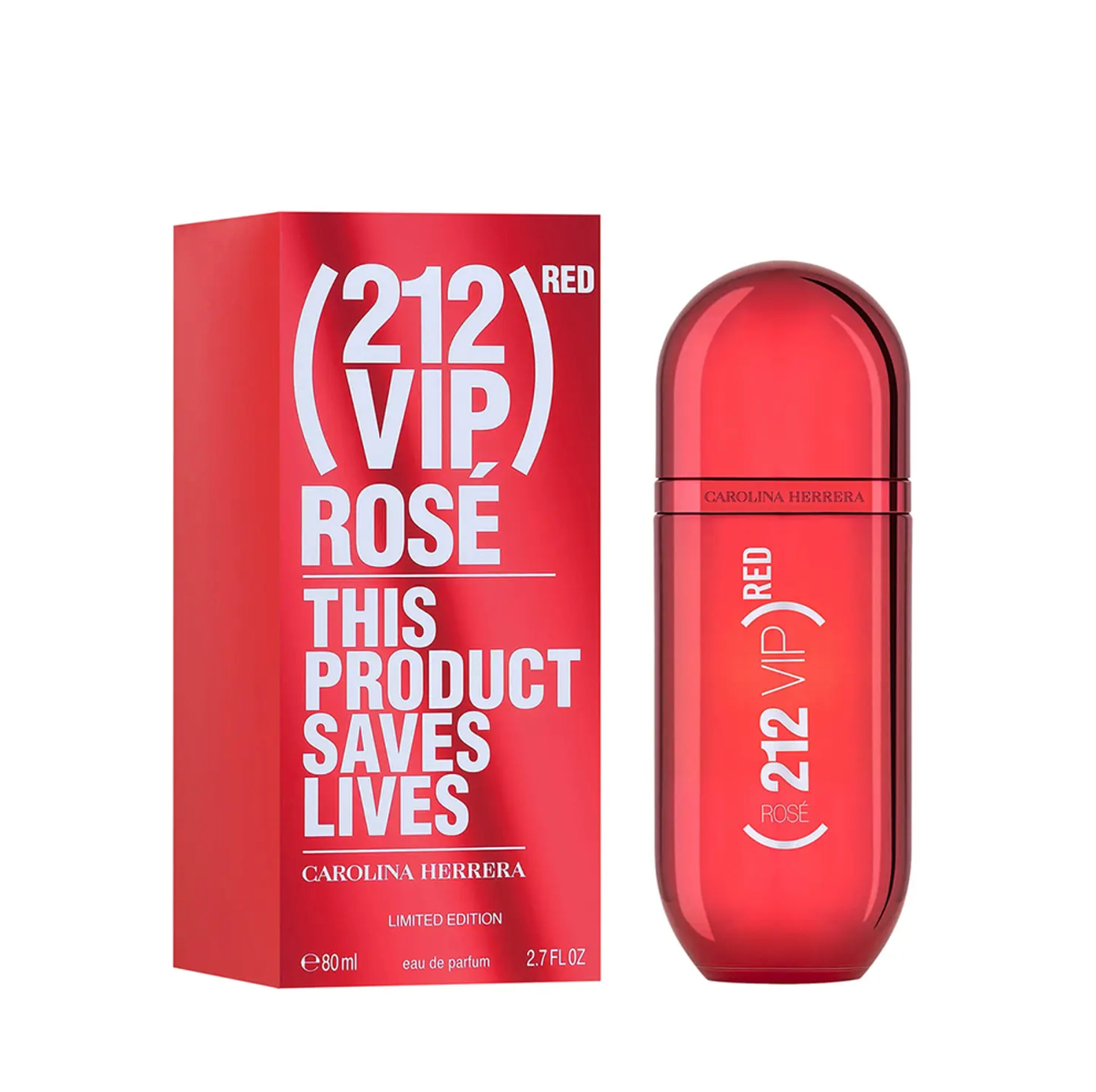 Carolina Herrera 212 Vip Red Rose Woman Edp 80ml