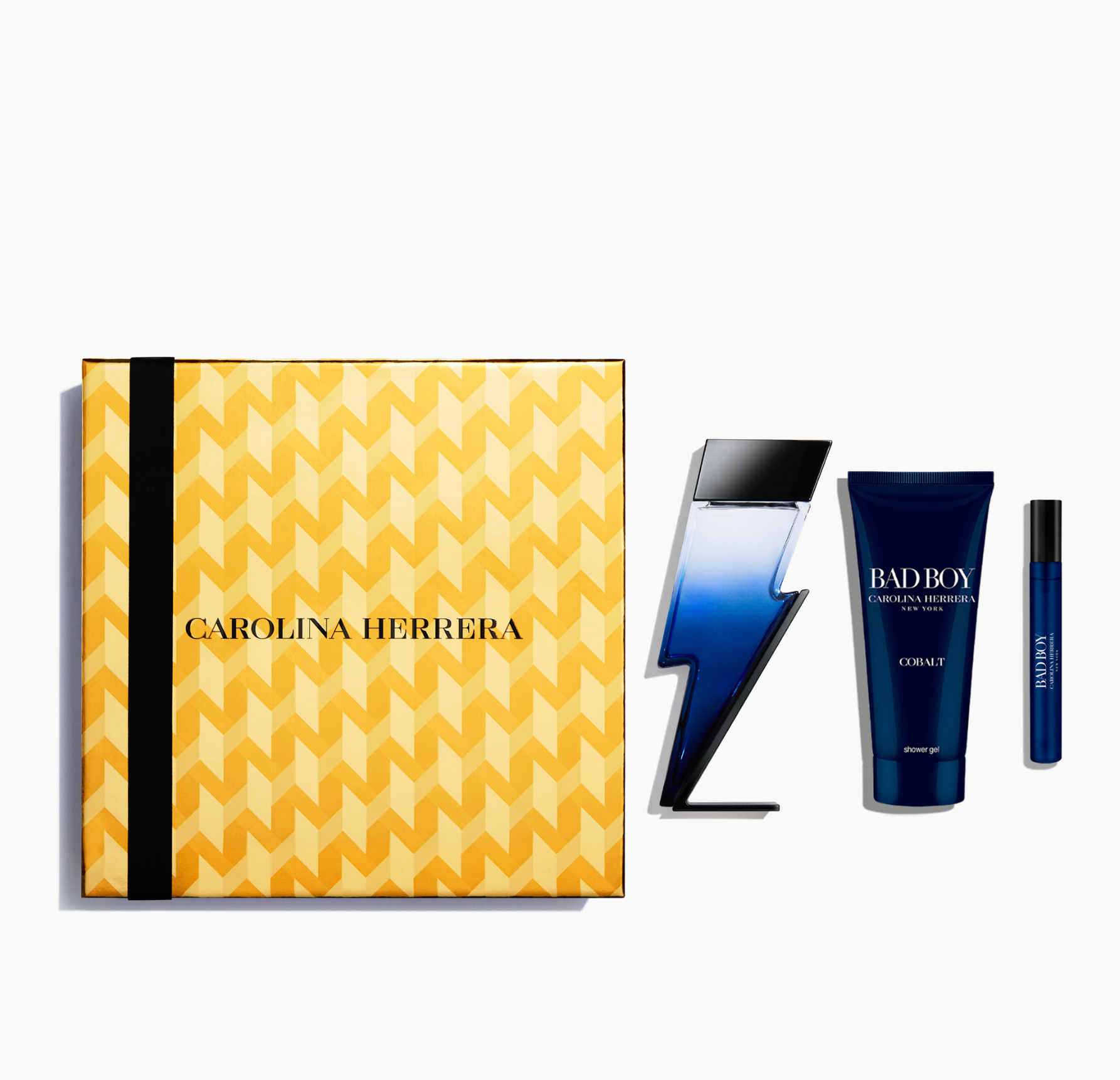 Carolina Herrera Bad Boy Cobalt Edp 100ml + 10ml + Body Lotion 100ml Set