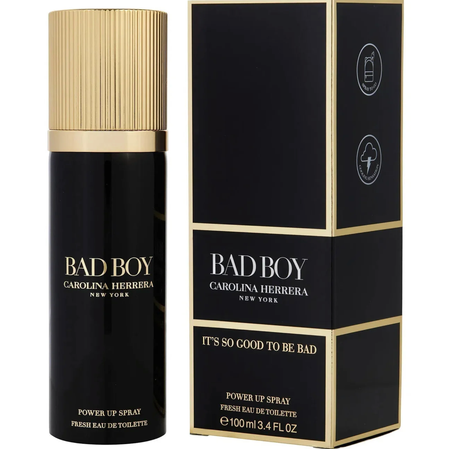 Carolina Herrera Bad Boy Power Spray Fresh Edt 100ml