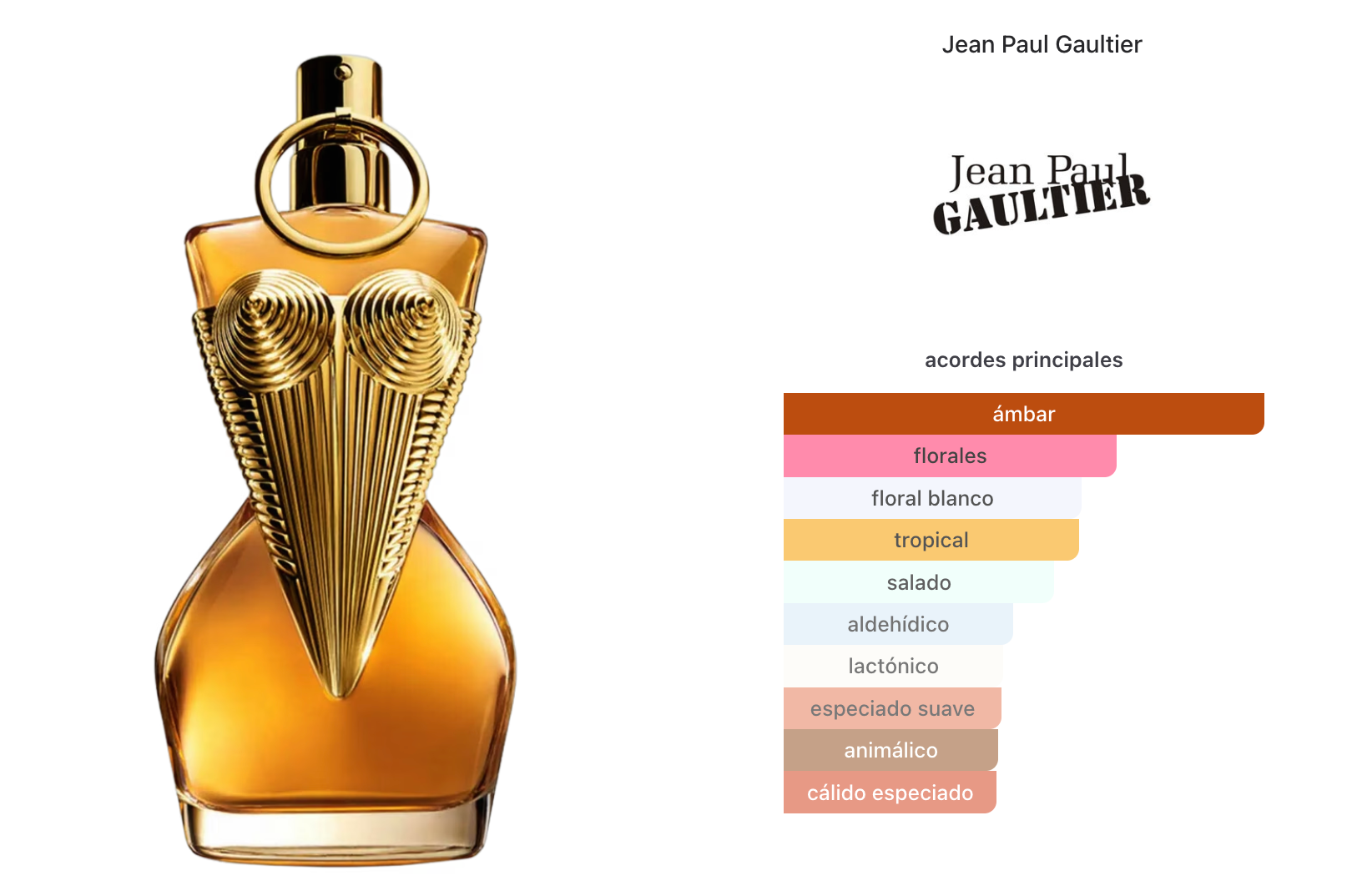 Jean Paul Gaultier Divine Le Parfum Intense Woman Edp 30ml