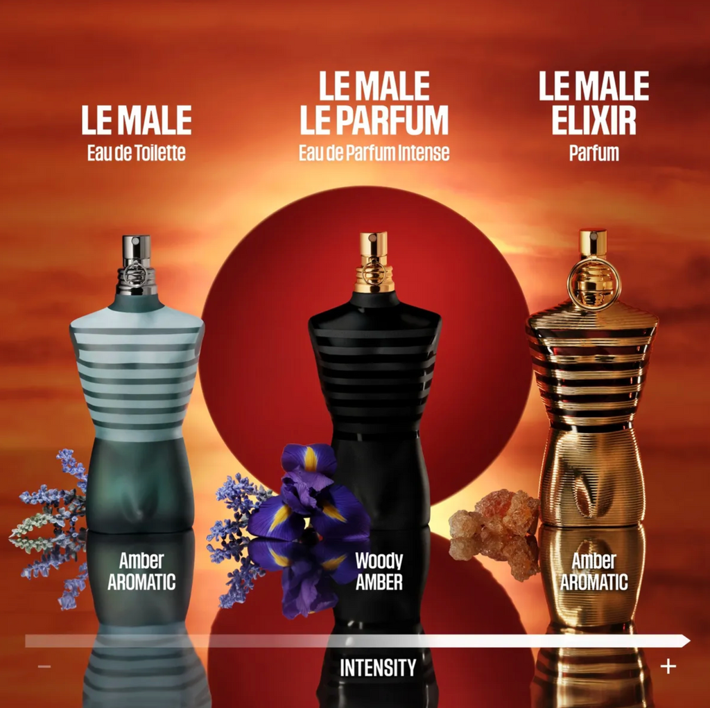 Jean Paul Gaultier Le Male Elixir Parfum 125ml + Shower Gel 75ml Set