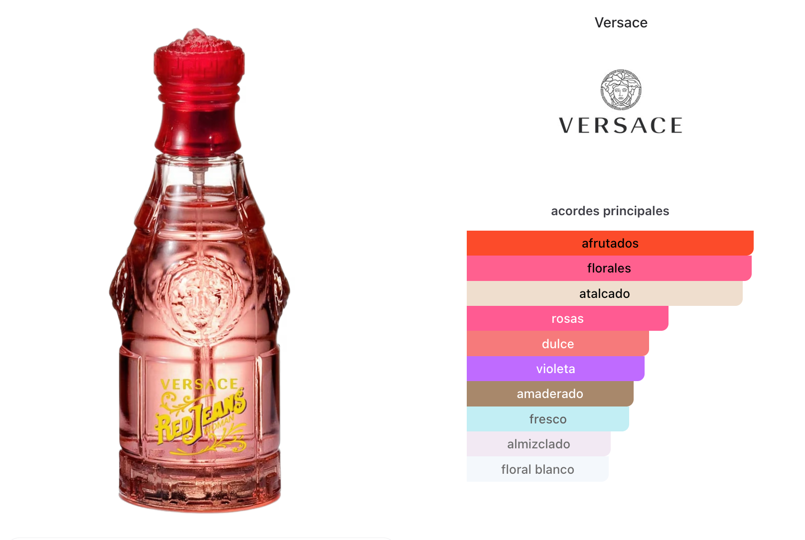Versace Red Jeans Woman Edt 75ml