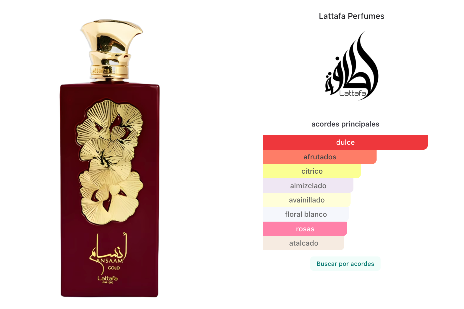 Lattafa Ansaam Gold Edp 100ml