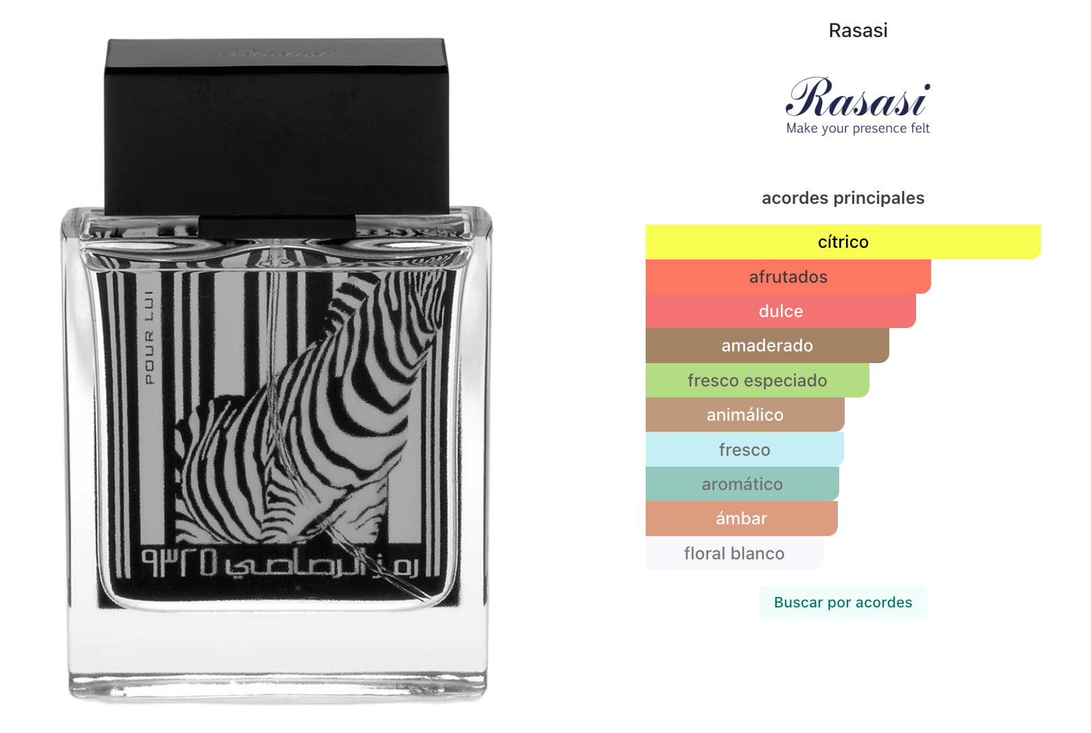Rasasi Rumz Al Rasasi 9325 Zebra EDP 50ml