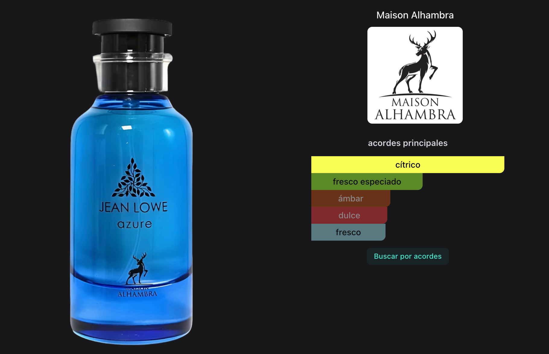 Maison Alhambra Jean Lowe Azure EDP 100ml