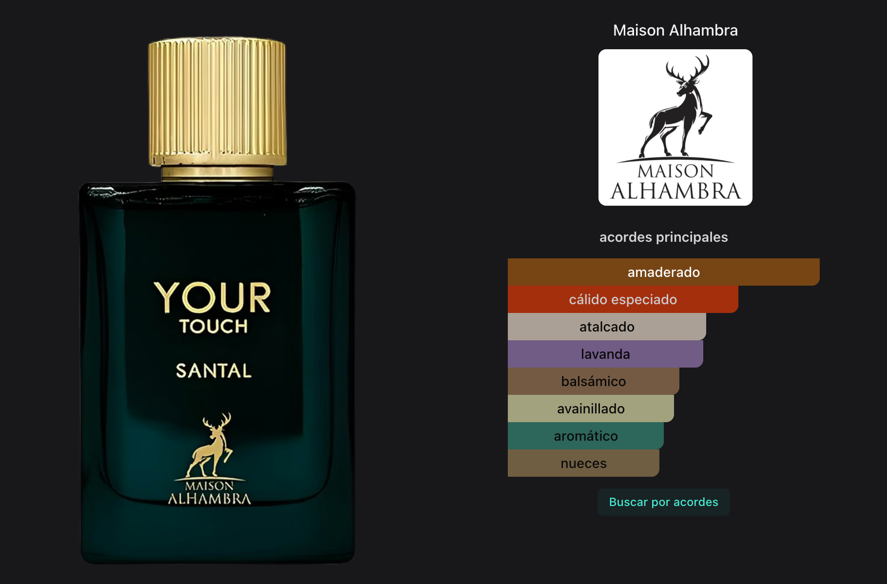 Maison Alhambra Your Touch Santal EDP 100ml