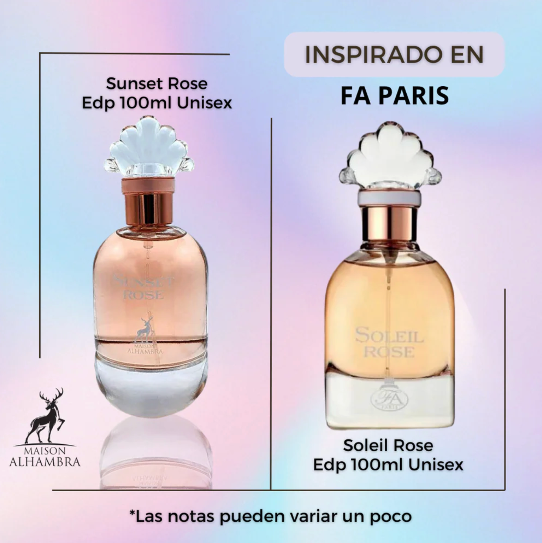 Maison Alhambra Sunset Rose EDP 100ml