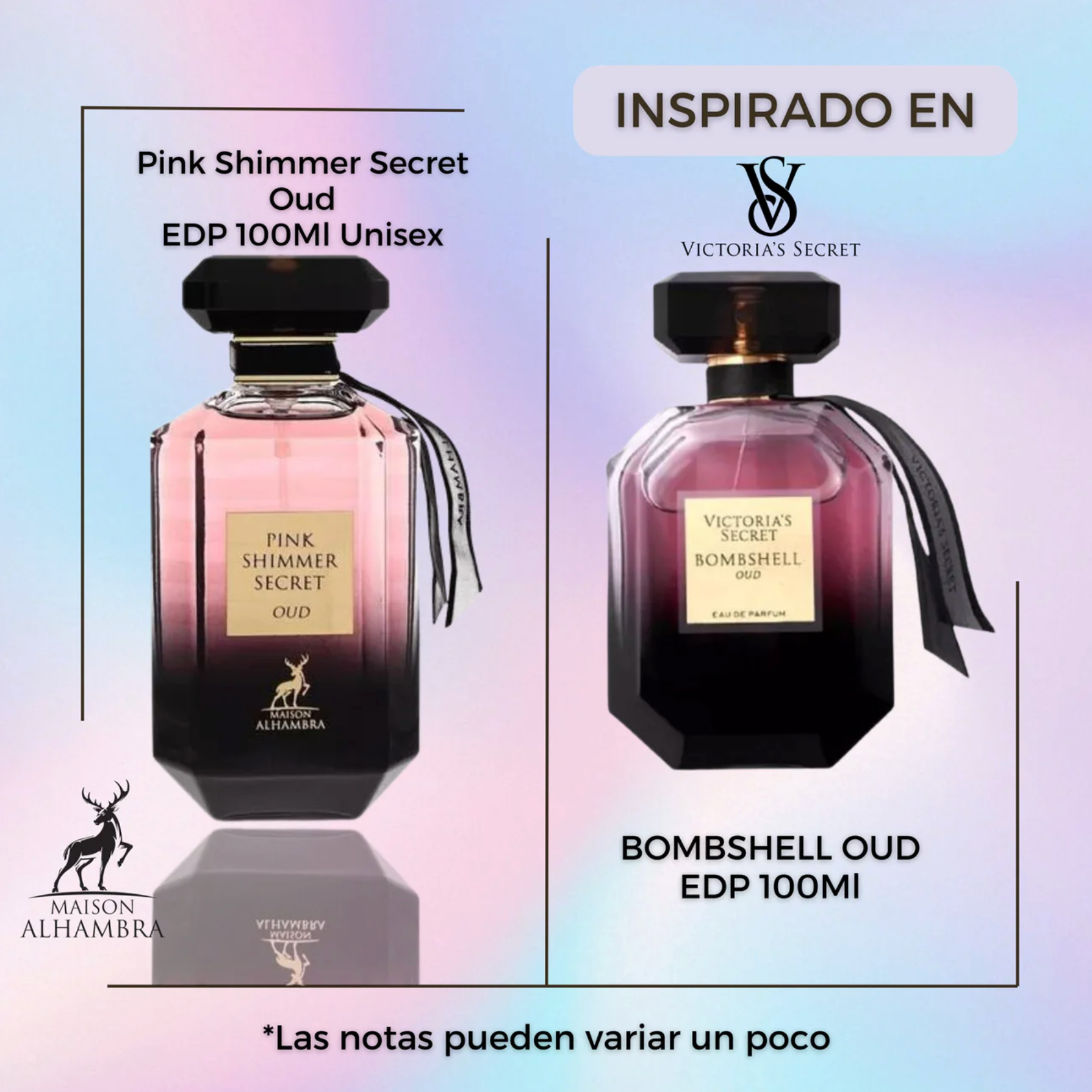 Maison Alhambra Pink Shimmer Secret Oud EDP 100ml
