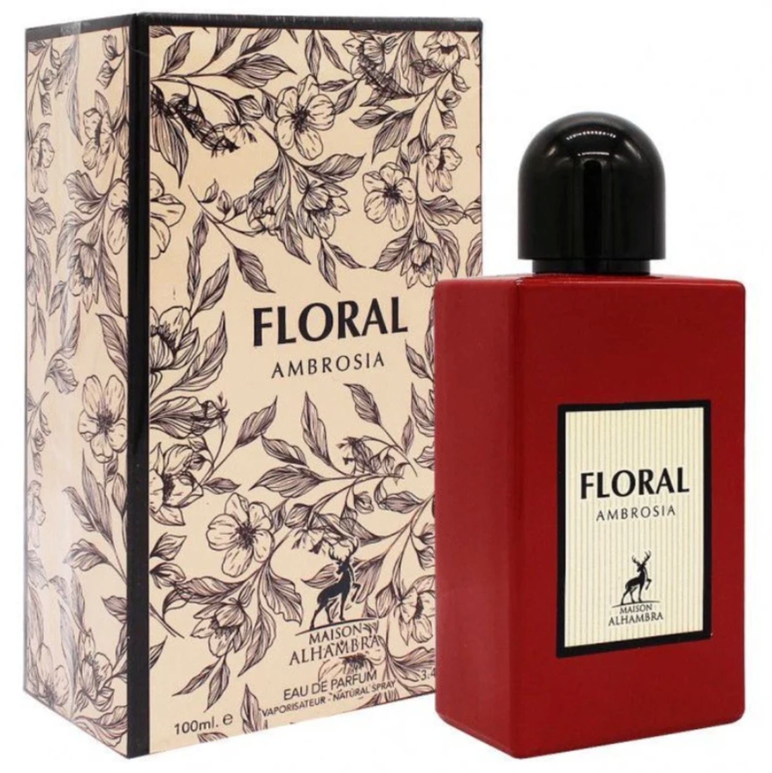 Maison Alhambra Floral Ambrosia EDP 100ml - INSPIRADO EN GUCCI BLOOM AMBROSIA DI FIORI