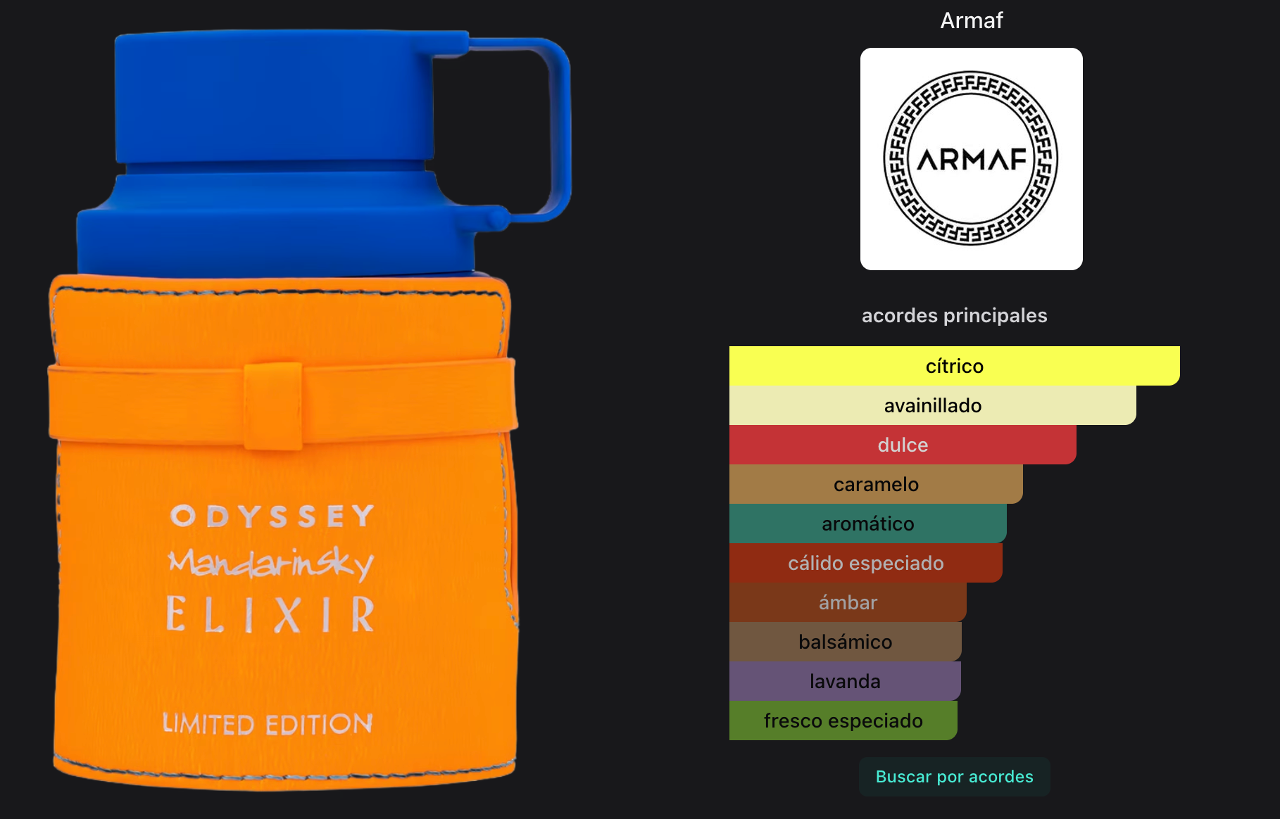 Armaf Odyssey Mandarin Sky Elixir EDP 100ml