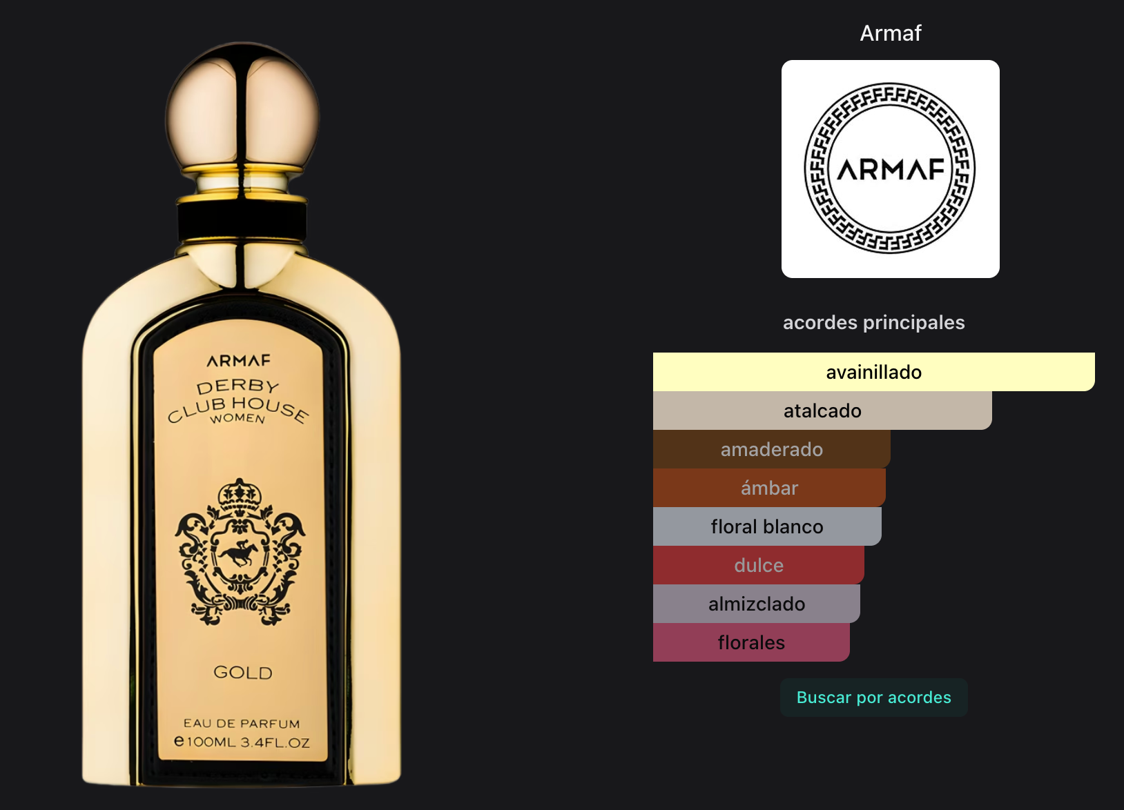 Armaf Derby Club House Gold Women EDP 100ml