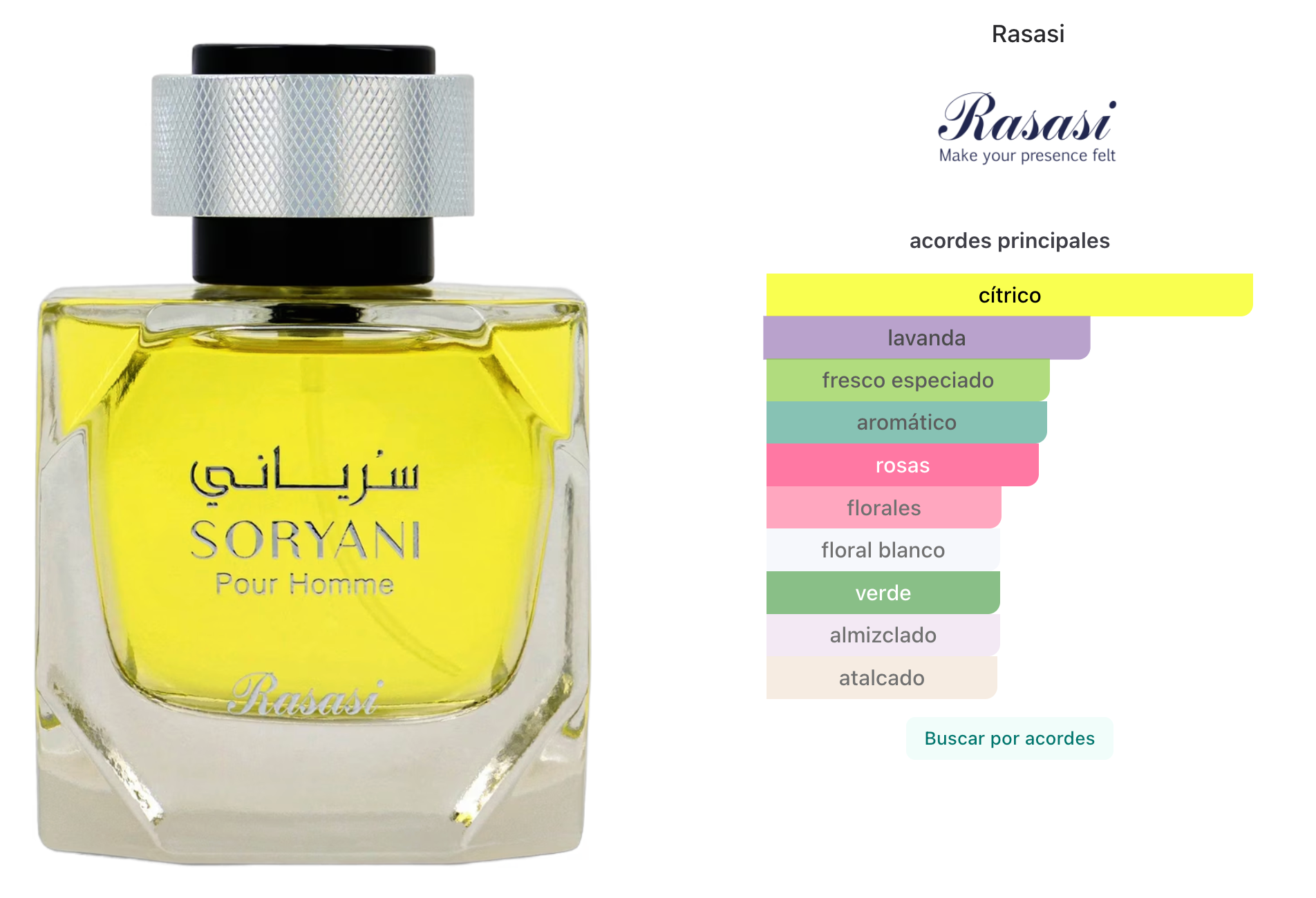 Rasasi Soryani Pour Homme EDP 100ml