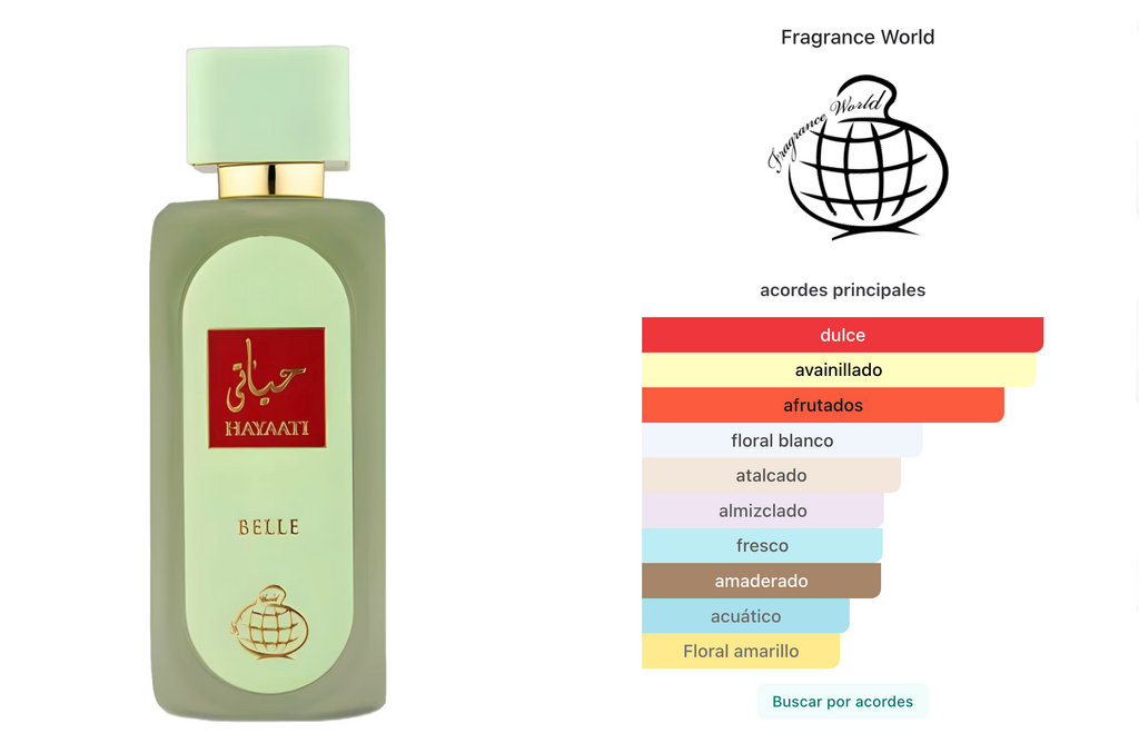 Fragrance World Hayaati Belle Woman EDP 100ml