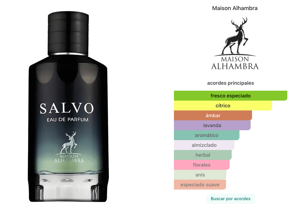 Maison Alhambra Salvo EDP 30ml Hombre