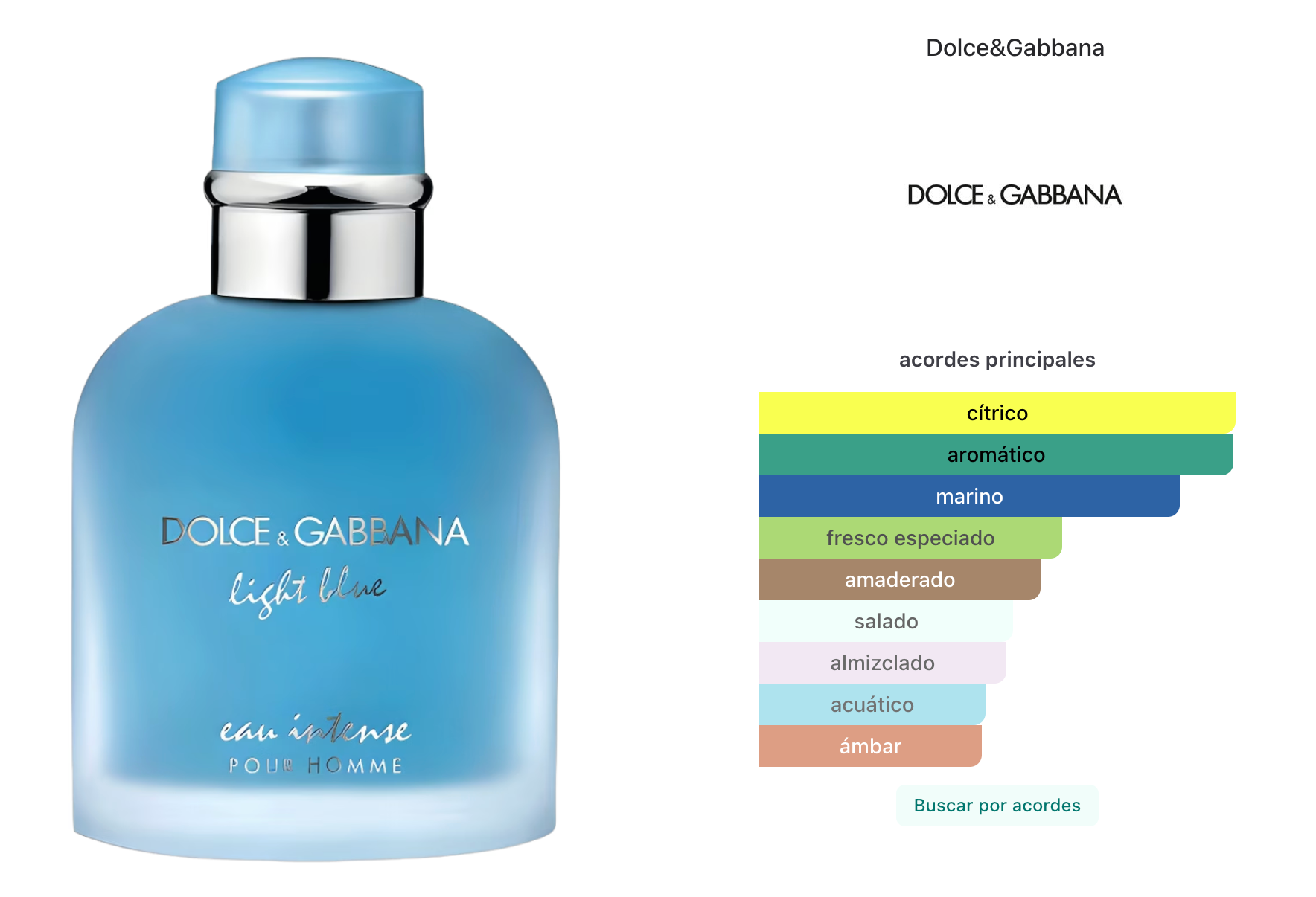 Dolce & Gabbana Light Blue Pour Homme Intense EDP 100ml