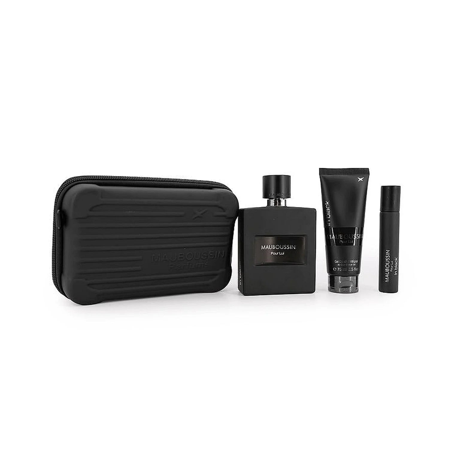 Mauboussin Pour Lui In Black EDP 100ml + 20ml + Shower gel 75ml + Bolso