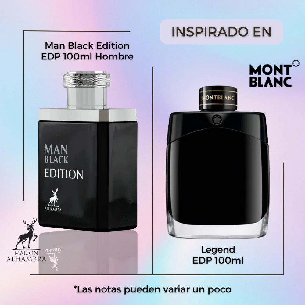 Maison Alhambra Man Black Edition EDP 100ml Hombre